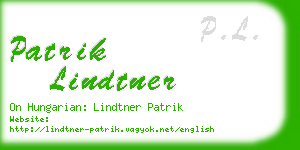 patrik lindtner business card
